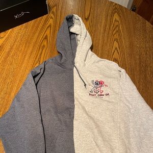Unxpectd don’t grow up split hoodie